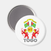 Aimant Togo Armoiries (Recto/Verso)