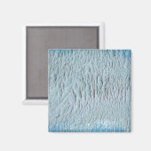 Aimant Toile d'art texture bleue (Recto/Verso)