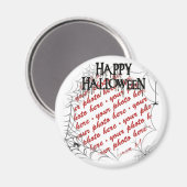 Aimant Toiles d'araignées dans le cadre photo d'Halloween (Recto/Verso)