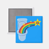 Aimant Toilette Arc-en-ciel (Recto/Verso)