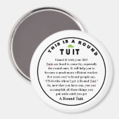 AIMANT TOIT RONDE (Recto/Verso)