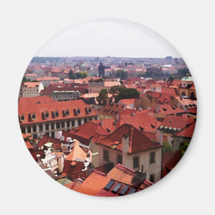 Aimant Toits de rouge de Prague