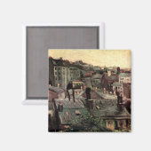 Aimant Toits et sacs de maisons par Vincent van Gogh (Recto/Verso)