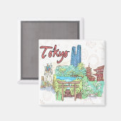 Aimant Tokyo (Recto/Verso)