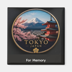 Aimant 🧲 Tokyo Lieux Remarquables Voyage Cadeau Japon ⛩️