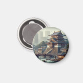 Aimant Tokyo Palais impérial paysage Japon Voyage (Recto/Verso)