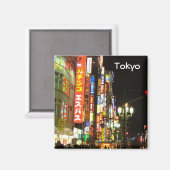 Aimant Tokyo par nuit (Recto/Verso)