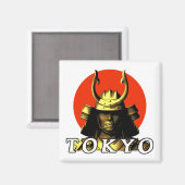 Aimant Tokyo Samurai Japon (Recto/Verso)