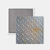 Aimant Tôle d'acier diamantée robuste graphique (Recto/Verso)