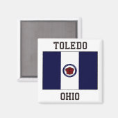 Aimant Toledo, Ohio USA (Recto/Verso)
