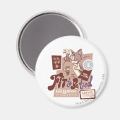 Aimant Tom et Jerry Fit To Be Lied (Recto/Verso)