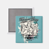 Aimant Tom et Jerry Hollywood CA (Recto/Verso)