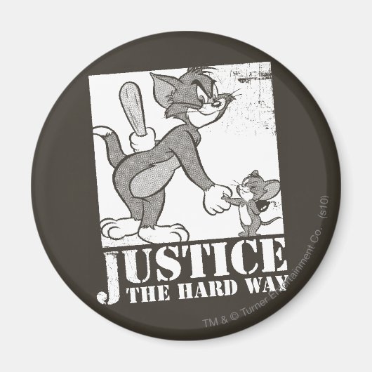 Aimant Tom et Jerry Justice à l'envers (Devant)