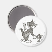 Aimant Tom Et Jerry Manipulent (Recto/Verso)