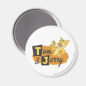Aimant Tom et Jerry Mouse en Paw Logo (Recto/Verso)