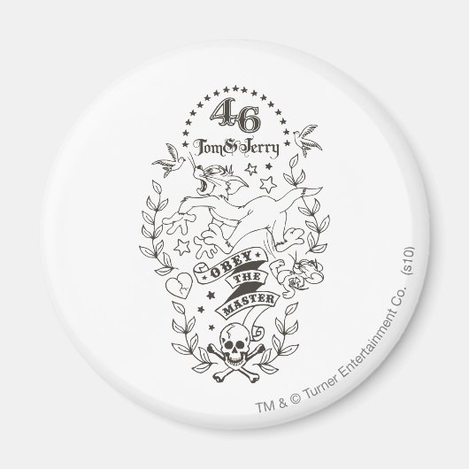 Aimant Tom et Jerry Obey Le Maître 1 (Devant)