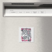 Aimant Tom et Jerry Regardez votre dos (In Situ (Lave-vaisselle))