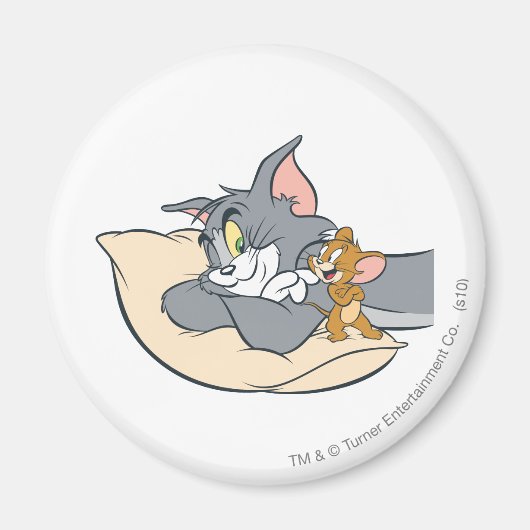 Aimant Tom et Jerry sur le Coussin (Devant)