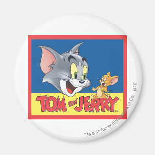 Aimant Tom et logo de Jerry ombragé