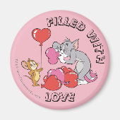 Aimant Tom & Jerry Inflate Valentine Heart Ballons (Devant)