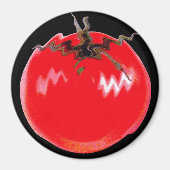 Aimant Tomate chaude rouge (Devant)