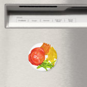 Aimant Tomate empilée avec poivrons tranchés (In Situ (Lave-vaisselle))