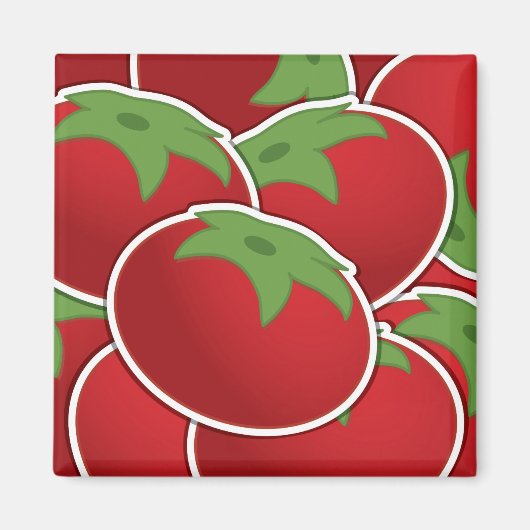 Aimant Tomate funky (Devant)