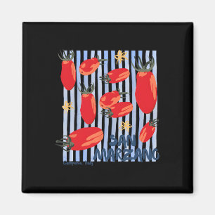 Aimant Tomate Vintage Fille de Tomate de Marché Italien d