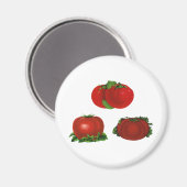 Aimant Tomates rouges mûres vintage Nourriture, Fruits, L (Recto/Verso)