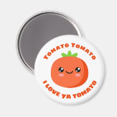 Aimant Tomato Tomato Je t'aime Tomate (Recto/Verso)