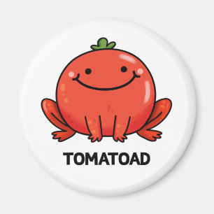 Aimant Tomatoad Funny Tomato Toc Pun