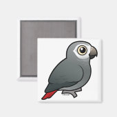 Aimant Tomneh African Grey Parrot (Recto/Verso)