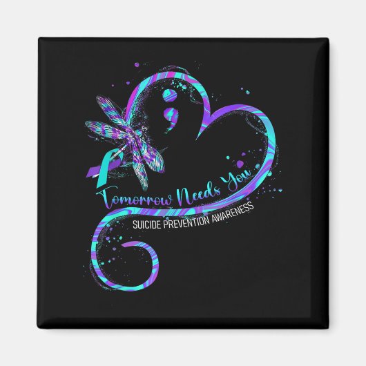 Aimant Tomorrow Needs You Suicide Prevention Awareness Dr (Devant)