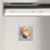 Aimant Tomte de Noël et petite fille douce Lucia (In Situ (Lave-vaisselle))