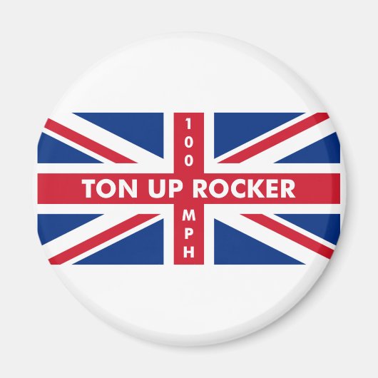 Aimant Ton Up Rocker (Devant)