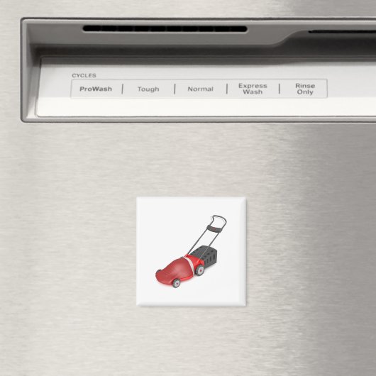 Aimant tondeuse électrique rouge (In Situ (Lave-vaisselle))