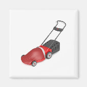 Aimant tondeuse électrique rouge (Devant)