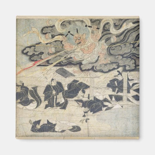 Aimant Tonnerre démon, Sanctuaire Tenjin, période Kamakur (Devant)