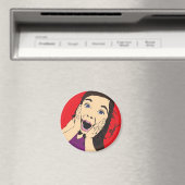 Aimant Tonza hurle Girl (In Situ (Lave-vaisselle))