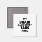 Aimant Too many tabs (Recto/Verso)