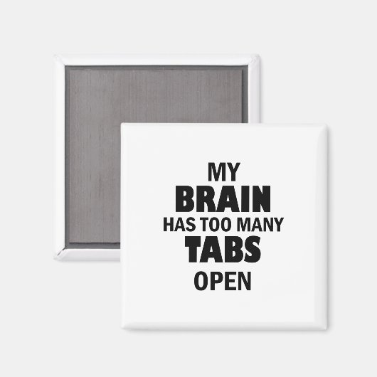 Aimant Too many tabs (Recto/Verso)