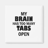 Aimant Too many tabs (Devant)