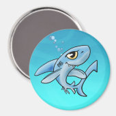 Aimant Toothy Grin Cartoon Shark (Recto/Verso)