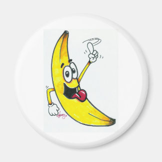 Aimant Top Banana, bande dessinée de banane dansante