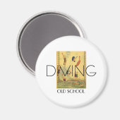 Aimant TOP Diving Old School (Recto/Verso)