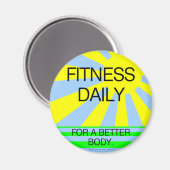 Aimant TOP Fitness Daily (Recto/Verso)