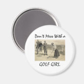 Aimant TOP Golf Girl (Recto/Verso)