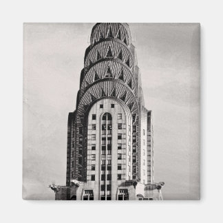 Aimant Top of the Chrysler Building NYC - B&W