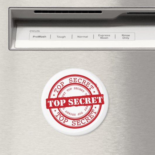 Aimant Top Secret (In Situ (Lave-vaisselle))