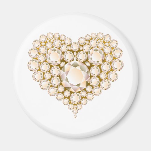 Aimant Topaz Heart Gems (Devant)
